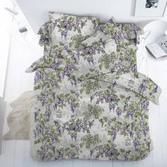 Простыня 1,5-спальная, бязь Люкс Волшебный сад Ивановотекстиль