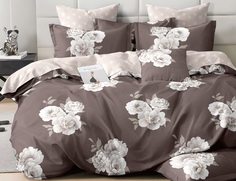 Комплект постельного белья 2-спальный с Евро простыней, поплин Пьеро Ивановотекстиль