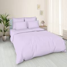 Простыня 1,5-спальная, поплин гладкокрашеный Лаванда Ивановотекстиль