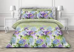 Простыня 2-спальная, бязь ГОСТ Нежные цветы Ивановотекстиль