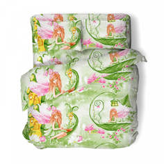 Простыня 1,5-спальная, бязь Комфорт, В гости к феечке Ивановотекстиль