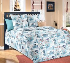 Простыня на резинке 060x120 см, бязь Люкс, Кораблик Ивановотекстиль