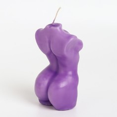 Ароматическая свеча Женский силуэт 9,5х4,5 см фигурная лаванда No Brand