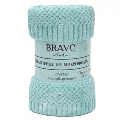 Полотенце Bravo 60 х 130 см махровое мятное