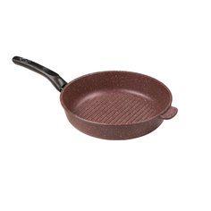Сковорода-гриль алюминий 28 см антиприг Горница Шоколад сг281аш