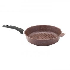 Сковорода-гриль алюминий, 28 см, антиприг, Горница, Шоколад, сг281аш