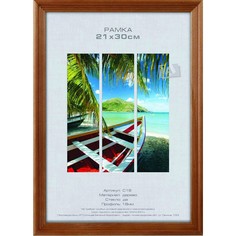 Image Art Фоторамка С18 30x42 деревянная из сосны, цвет орех Б0053203