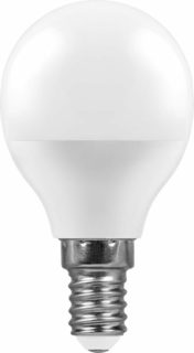 Лампа светодиодная LB-95 Шарик E14 7W 4000K FERON 25479