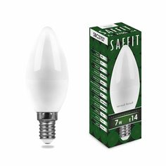 Лампа светодиодная SBC3707 Свеча E14 7W 2700K SAFFIT 55030