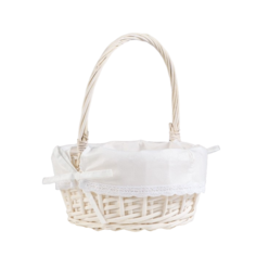 Корзина, 22 х 22 х 11 х 27 см, белая No Brand