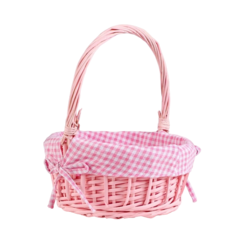 Корзина, 22 х 22 х 11 х 27 см, розовая No Brand