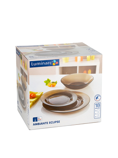 Сервиз столовый LUMINARC Амбьянте 18пр эклипс