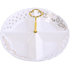 Менажница LORAINE 4 отделения 26,5 см фарфор 60024