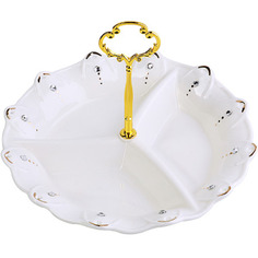 Менажница LORAINE 3 отделения 22 см фарфор 60020