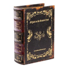 Шкатулка-книга Glasar 14x6x20 см коричневая ГЛАСАР