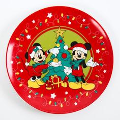 Тарелка 20 см "Happy New Year", Микки Маус и его друзья Disney