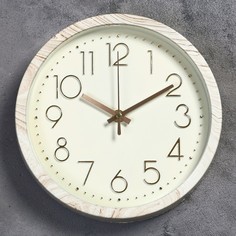 Часы настенные, серия: Классика, "Джоди", дискретный ход, d-22.5 см, циферблат 20 см No Brand