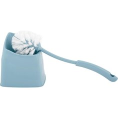 Ершик для унитаза Svip Step напольный с подставкой из пластика угловой голубой, 1499592