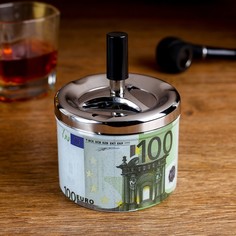 Пепельница бездымная "100 евро", 9 х 12 см No Brand