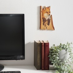 Панно интерьерное дерево Лисица 12х0,7х19 см No Brand