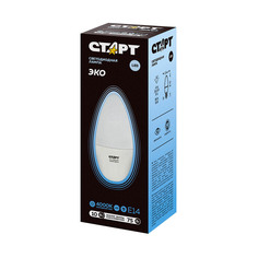 ЛАМПА СВЕТОДИОДНАЯ "СТАРТ ЭКО" СВЕЧА 10W 4000 К E14, ХОЛ. СВЕТ Start