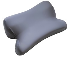Наволочка SkyDreams на бьюти подушку от морщин сна, высота 10 см, цвет серый