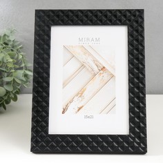 Фоторамка пластик МИРАМ 15х21 см, 642777-6 No Brand