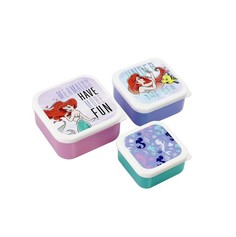 Набор контейнеров для хранения продуктов Funko Little Mermaid Pearl Anniversary 3шт UT-DI0 No Brand