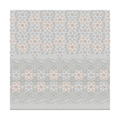 Скатерть Вилина Элегия 003-beige\grey, ПВХ, d 135 см, бежево-серая