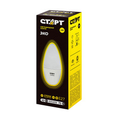 ЛАМПА СВЕТОДИОДНАЯ "СТАРТ ЭКО" СВЕЧА 10W 2700 К E27, ТЕПЛ. СВЕТ Start