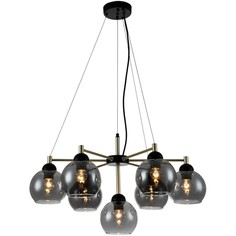 Подвесная люстра INDIGO Grappoli 11029/7P Black