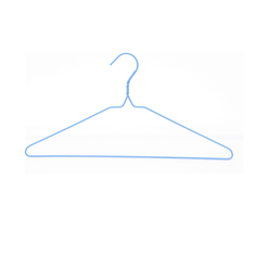 Вешалка-плечики для одежды Аквадекор стальная 41 см голубая