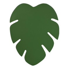 Салфетка сервировочная Marmiton Геометрия Монстера ПВХ 45x35,5 см зеленая