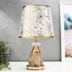 Лампа настольная "Мурайя" E27 40W низ с подсветкой 24х24х40,5 см Risalux