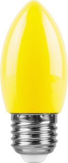 Лампа светодиодная FERON LB-376 25927 (1W) 230V E27 желтый C35 упаковка 10 шт.