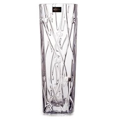 Ваза для цветов 30 см Crystalite Bohemia "Лабиринт Без декора"009748