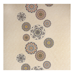 Скатерть Колорит Oxford Этно 180x140 см ПВХ бежевая