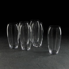 Набор стаканов для воды Carduelis, стеклянный, 470 мл, 6 шт Crystalite Bohemia