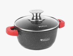 Кастрюля с мраморным покрытием KELLI KL-4022-24 5.5 л.