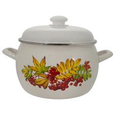 Кастрюля эмал 3,5л 42134АП2 Рябина Лысьвенские эмали