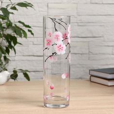 Ваза FLORA "Роскошная сакура"7,5х26,5 см Керамикс
