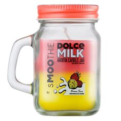 Свеча DOLCE MILK смузи Dream Team малина и лайм 85 г