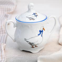 Сахарница «Рококо. Гуси», 250 мл No Brand