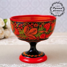 Конфетница, 13?12 см, хохлома No Brand
