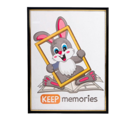 Фоторамка пластик 30х40 см черный (589) Keep Memories