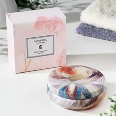 Ароматическая свеча из соевого воска с сухоцветом Свежие цветы, 110 г Богатство Аромата