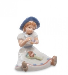 Фигурка Девочка с цветами Pavone CMS-20/39