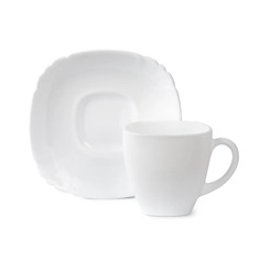 Набор чайный БЭЙСИК белый 12пр 220мл LUMINARC Q5853