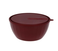 Салатник с крышкой Giaretti Fiesta, 2,8 л, цвет МИКС No Brand