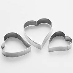 Выемка для теста Сердечки набор 3 шт. Webber BE-4324/3